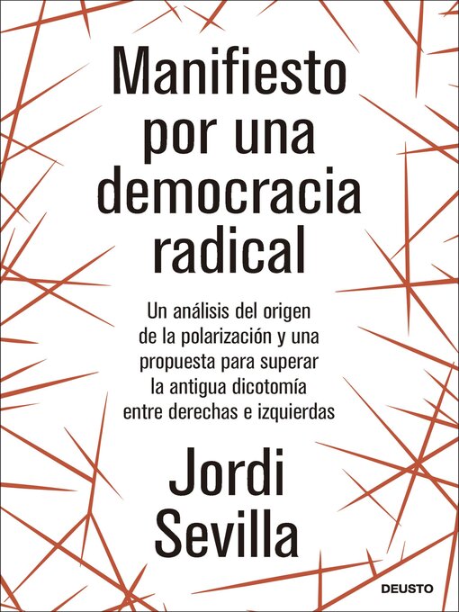 Title details for Manifiesto por una democracia radical by Jordi Sevilla - Wait list